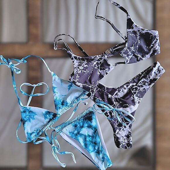 Lot of 2 | Zaful tie-dye bikini sets - Picture 6 of 9
